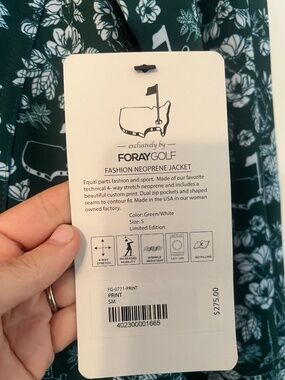 Masters fashion jacket NWT